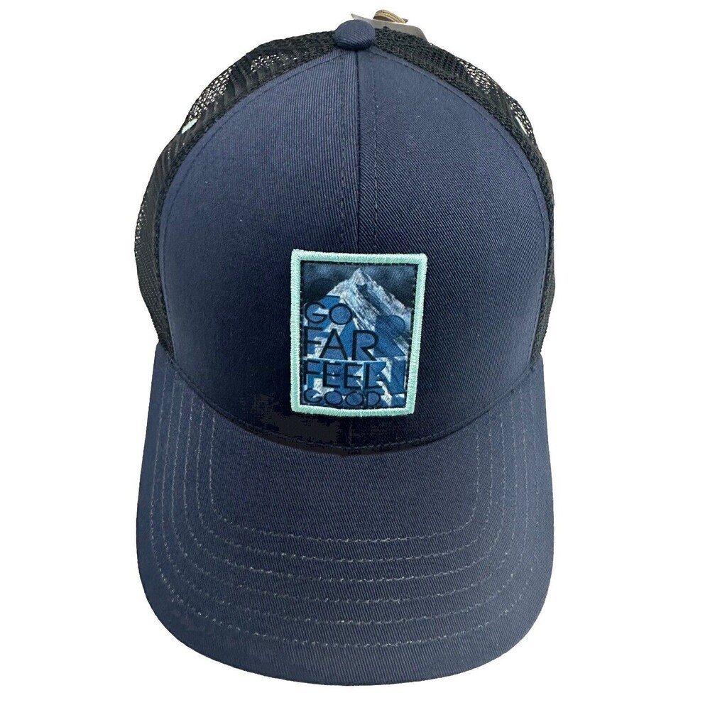 Smartwool Men's Go Far Feel Good Summit Trucker Hat, Deep Navy, One Size New